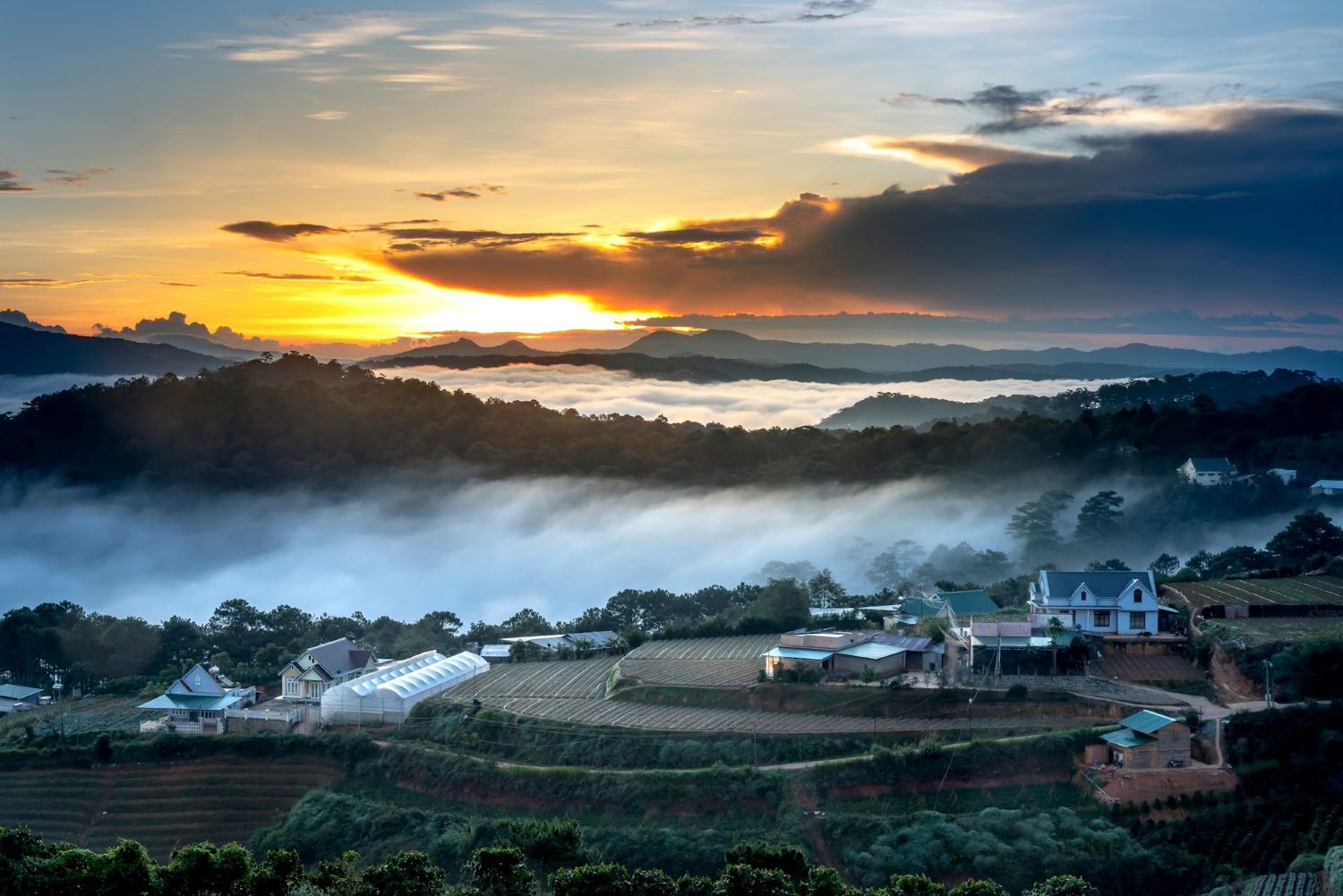 Da Lat in the morning