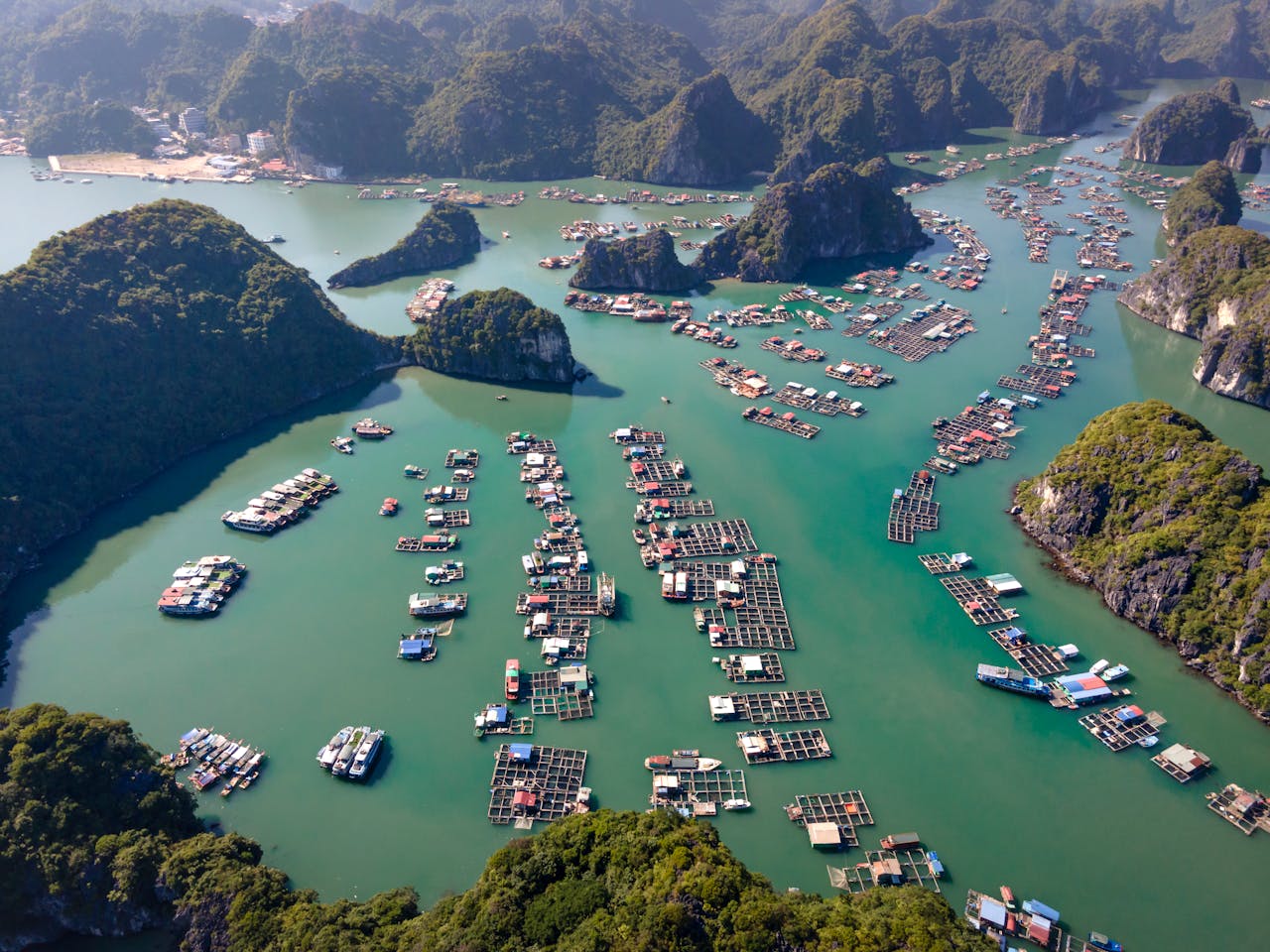 Cat Ba Island from above